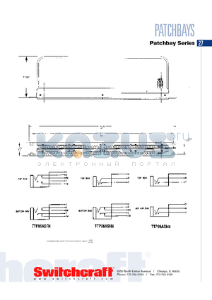 TTP96ASFN datasheet - Patchbay Series