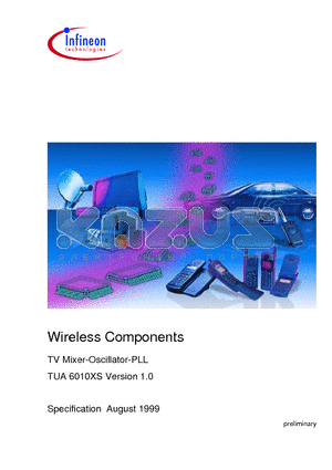 TUA6010 datasheet - Wireless Components