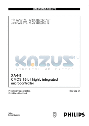 XA-H3 datasheet - CMOS 16-bit highly integrated microcontroller