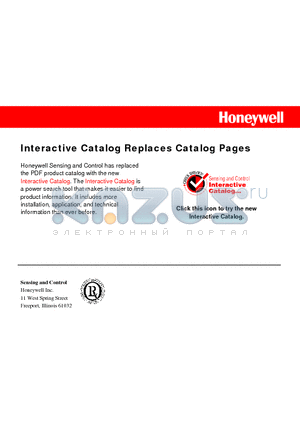 SS443A datasheet - Interactive Catalog Replaces Catalog Pages