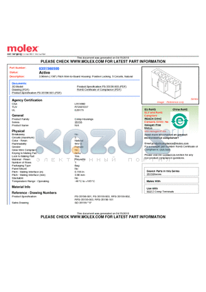 SD-35156-0500 datasheet - 3.96mm (.156