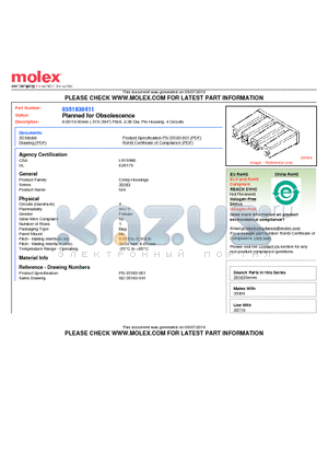 SD-35183-041 datasheet - 8.00/10.00mm (.315/.394