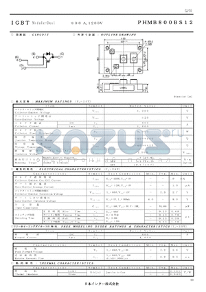 PHMB800BS12 datasheet - IGBT Module-Dual