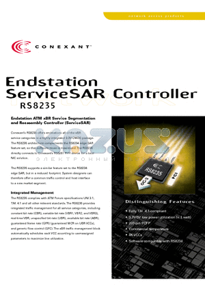 RS8235 datasheet - ServiceSAR Controller