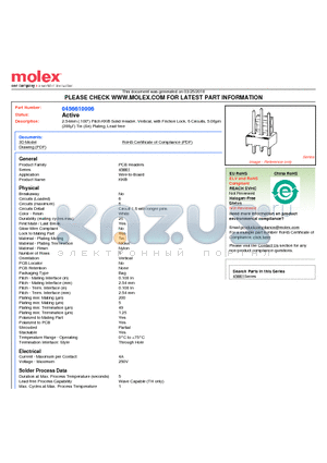 SD-45661-003 datasheet - 2.54mm (.100