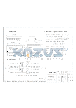 XATM8Q22 datasheet - QUAD PORTS 10/100BASE-T MODULES