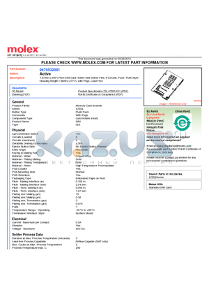 SD-47553-201 datasheet - 1.27mm (.050