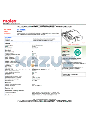 SD-501461-006 datasheet - 0.50mm (.020