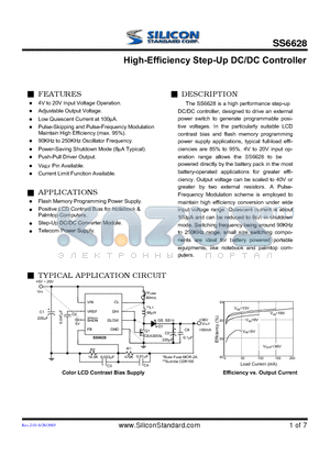 SS6628CSTB datasheet - High-Efficiency Step-Up DC/DC Controller