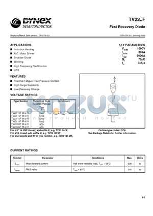 TV2206FK datasheet - Fast Recovery Diode