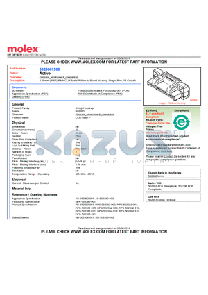 SD-502380-001 datasheet - 1.25mm (.049