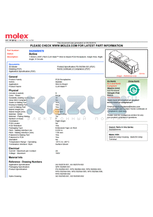 SD-502585-001 datasheet - 1.50mm (.059