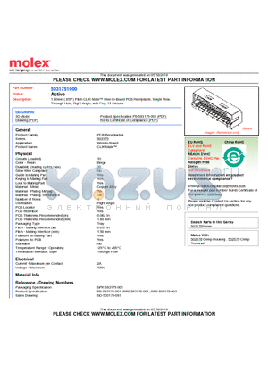 SD-503175-001 datasheet - 1.50mm (.059