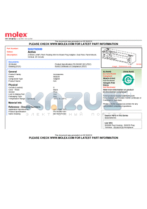 SD-503370-001 datasheet - 2.50mm (.098