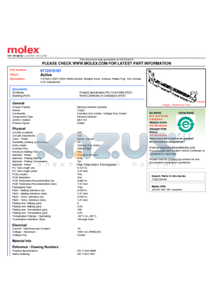 SD-71251-002 datasheet - 1.27mm (.050