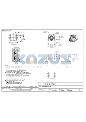 RDTAR10S1R datasheet - RELEASE TO PRODUCTION