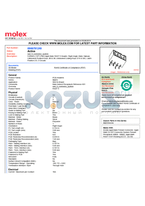 SD-90879-001 datasheet - 5.00mm (.197