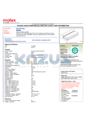 SD-91627-001 datasheet - 5.00mm (.197