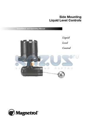 T64-4E2H-JDE datasheet - Side Mounting Liquid Level Controls