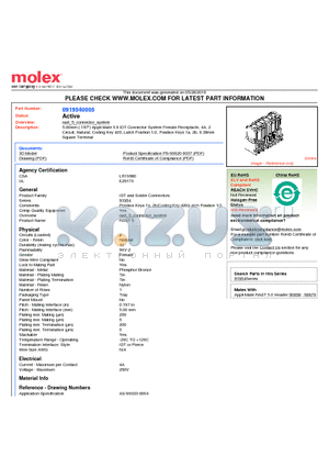 SD-91954-001 datasheet - 5.00mm (.197