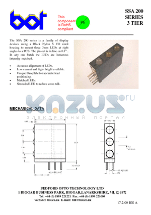 SSA200 datasheet - SERIES 3 TIER