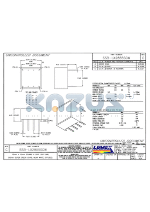 SSB-LX2855SGW datasheet - SSB-LX2855SGW