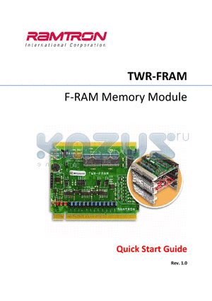 TWR-FRAM datasheet - FRAM Memory Module