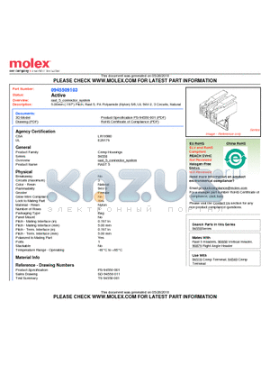 SD-94550-011 datasheet - 5.00mm (.197