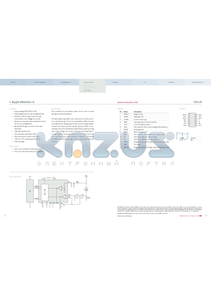 T911.45 datasheet - Ripple detection IC