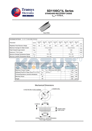 SD1100C04L datasheet - STANDARD RECOVERY DIODE