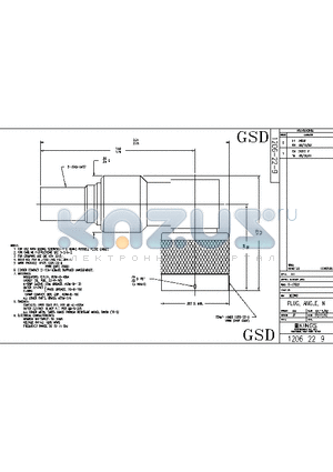 SD1206-22-9 datasheet - PLUG, ANGLE,  N