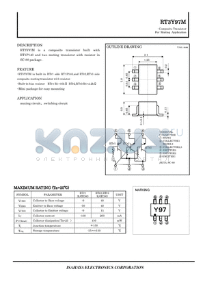 RT3Y97M datasheet - Composite Transistor