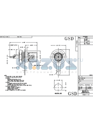 SD1994-1-9 datasheet - RECEPTACLE, BULKHEAD, TRB