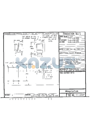 TY-302P datasheet - TY-302P