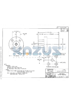 SD361-060-0040H datasheet - BMA STRAIGHT PCB MOUNT PLUG