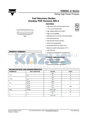 SD603C08S15C datasheet - SD603C04S10C