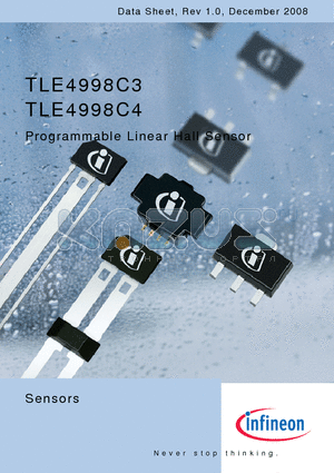 TLE4998C3 datasheet - Programmable Linear Hall Sensor