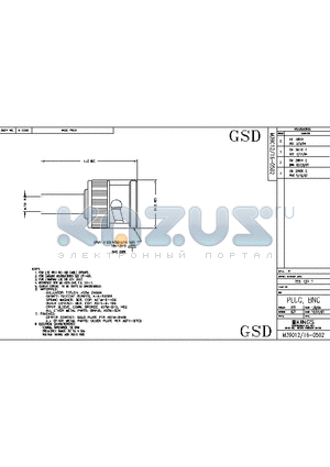 SD755-120-5 datasheet - PLUG, BNC