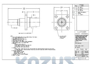 SD751-22-9 datasheet - JACK, PANELM BNC