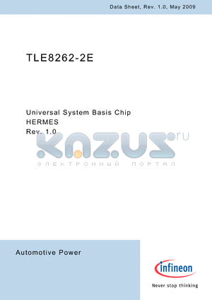TLE8262-2E datasheet - Universal System Basis Chip