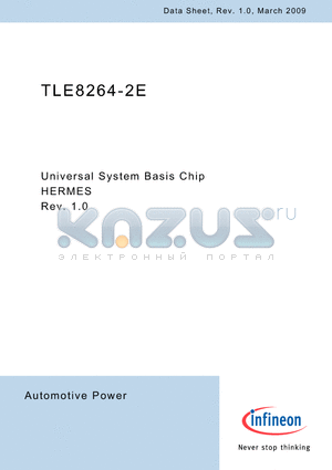TLE8264-2E datasheet - Universal System Basis Chip