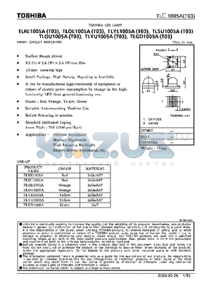 TLGD1005A datasheet - LED LAMP