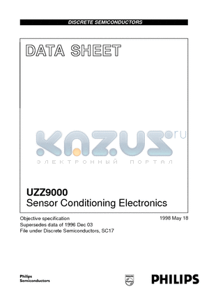 UZZ9000 datasheet - Sensor Conditioning Electronics