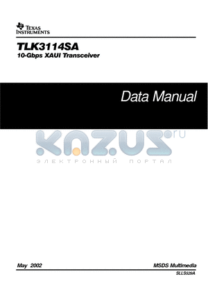 TLK3114SA datasheet - 10-Gbps XAUI Transceiver