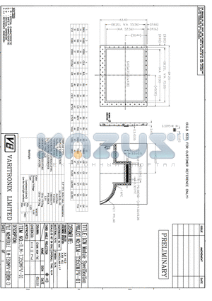 TLM-T350MPV-01 datasheet - LCM Module Specification