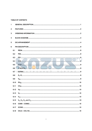 SSD1858 datasheet - LCD Segment / Common Driver with Controller CMOS