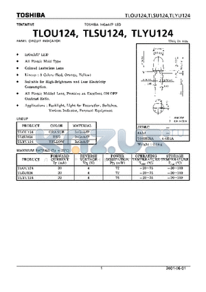 TLOU124 datasheet - TOSHIBA INGAALP LED