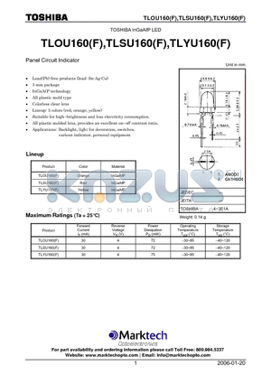 TLOU160 datasheet - Panel Circuit Indicator