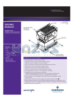 TLP150CJ datasheet - TLP150CJ will fit the TLP150 power supplies