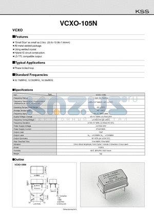 VCXO-105N datasheet - VCXO